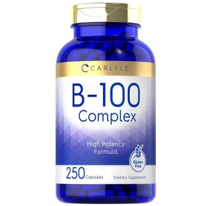 Carlyle Nutritionals Vitamin B-100 Complex | 250 Capsules