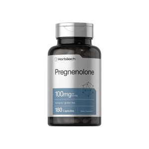 Horbäach Pregnenolone 100mg per Serving | 180 Capsules