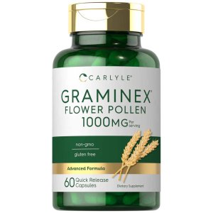 Carlyle Nutritionals Graminex Flower Pollen Extract 1000 mg per serving | 60 Capsules