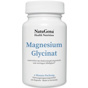 NatuGena Magnesium Glycinate – Muscle & Nerve Support (120 Capsules)