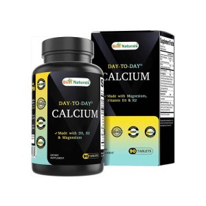 Best Naturals Day-To-Day Calcium with D3 K2 Magnesium 90 Tablets