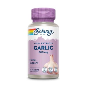 Solaray Garlic Bulb Extract, Odor-Free 500mg 60 Caps