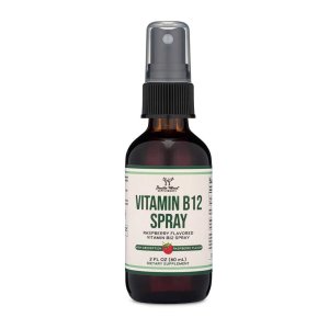 Double Wood Supplements – Vitamin B12 Spray | Raspberry Flavored High Absorption Formula | 60 M L