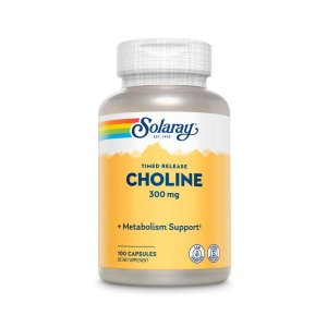 Solaray Choline, Timed-Release 300mg 100 Caps