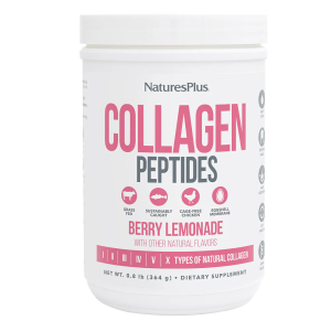 NaturesPlus Collagen Peptides - Berry Lemonade | Multi-Type Collagen for Skin, Hair & Joints - 364g