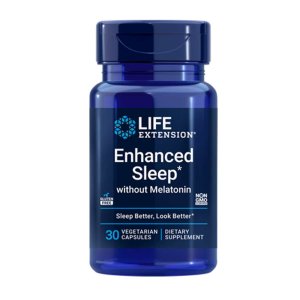 Life Extension Enhanced Sleep without Melatonin – 30 Vegetarian Capsules