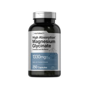 Horbäach Magnesium Glycinate 1330mg per Serving | 250 Capsules