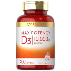 Carlyle Nutritionals Vitamin D-3 10000IU | 400 Softgels
