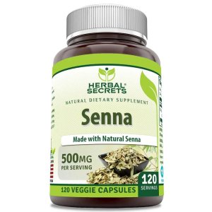 Herbal Secrets Senna 500 Mg 120 Veggie Capsules