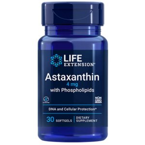Life Extension Astaxanthin with Phospholipids 4 Mg, 30 Softgels