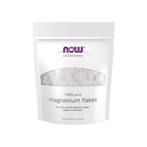 Now Foods Magnesium Flakes – Pure Magnesium Chloride Crystals – Relaxing Bath Soak – 750 g