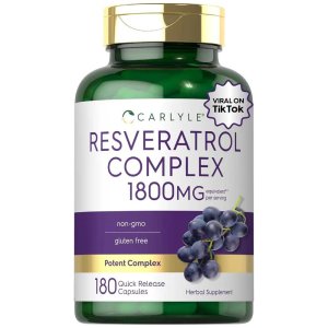 Carlyle Nutritionals Resveratrol Complex | 180 Capsules