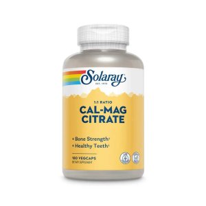Solaray Calcium & Magnesium Citrate 180 Caps