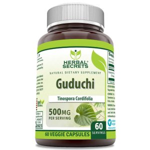 Herbal Secrets Guduchi 500 Mg 60 Veggie Capsules