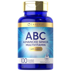 Carlyle Nutritionals Abc Advanced Senior Multivitamin with Lutein 100 Caplets