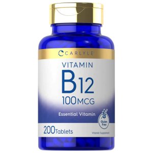 Carlyle Nutritionals Vitamin B-12 100mcg | 200 Tablets