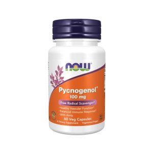 Now Foods Pycnogenol® 100mg – Antioxidant & Immune Support – 60 Veg Capsules