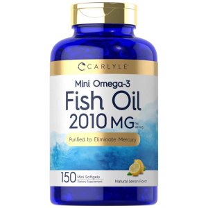Carlyle Nutritionals Mini Fish Oil Softgels 2010 mg | 150 Omega-3 softgels