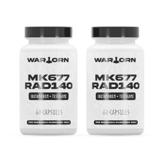 WARLORN MK-677 & RAD-140 – Ibutamoren & Testolone Blend | 60 Capsules