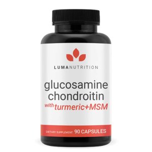 Glucosamine Chondroitin Turmeric Msm Dietary Supplement – 90 Caps by Luma Nutrition