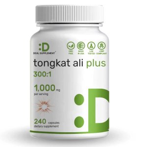 Deal Supplement Tongkat Ali 1100mg Per Serving, 240 Capsules