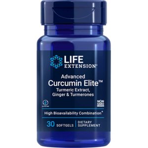 Life Extension Advanced Curcumin Elite™ Turmeric Extract, Ginger & Turmerones – 30 Softgels