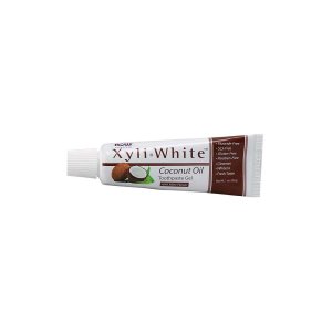Now Foods Xyli White™ Coconut Oil Mint Toothpaste – Whitening & Cleansing Gel – 1 Oz (28 G)