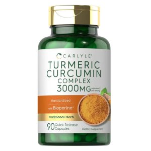 Carlyle Nutritionals Turmeric Curcumin Complex 3000mg | 90 Capsules