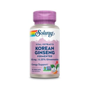 Solaray Fermented Korean Ginseng Root 150mg 30 Caps