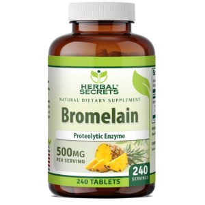 Herbal Secrets Bromelain (proteolytic Enzyme) 500 Mg 240 Tablets