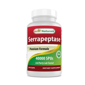 Best Naturals Serrapeptase 40000 SPUs 90 Vegetarian Capsules