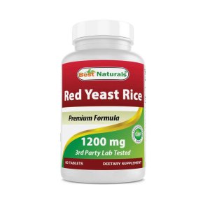 Best Naturals Red Yeast Rice 1200 mg 60 Tablets