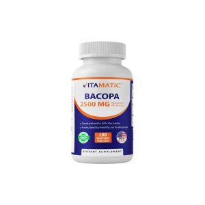 Vitamatic Bacopa 2500mg 180 Capsules