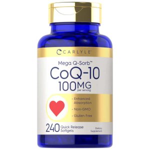 Carlyle Nutritionals CoQ10 100mg per serving | 240 Softgels