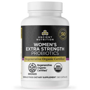 Ancient Nutrition Regenerative Organic Certified® Women's Extra Strength Probiotics 60 caps