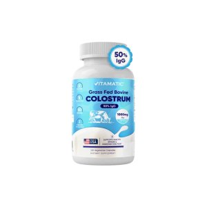 Vitamatic Bovine Colostrum 50% IgG 1000mg - 120 Vegetarian Capsules