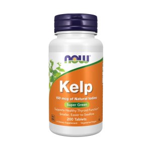 Now Foods Kelp 150 Mcg – Natural Iodine for Thyroid Support – 200 Tablets