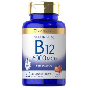 Carlyle Nutritionals Vitamin B-12 6000 mcg | 120 Tablets
