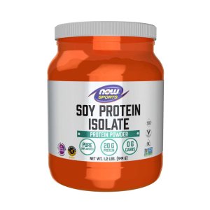 Now Sports Soy Protein Isolate, Unflavored Powder – Pure Plant-Based Protein – 544 G