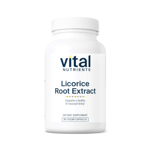 Vital Nutrients Licorice Root Extract 400MG - 90 Vegan Capsules | GI & Digestive Support