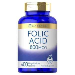 Carlyle Nutritionals Folic Acid 800mcg | 400 Tablets