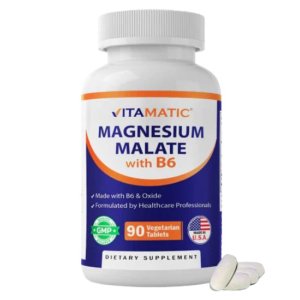 Vitamatic Magnesium Malate 2000mg 90 Vegetarian Tablets