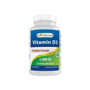 Best Naturals Vitamin D3 1000 IU – 300 Tablets