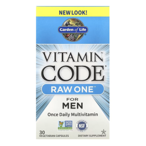 Garden Of Life Vitamin Code Raw One for Men - Once Daily Multivitamin, 30 Vegetarian Capsules