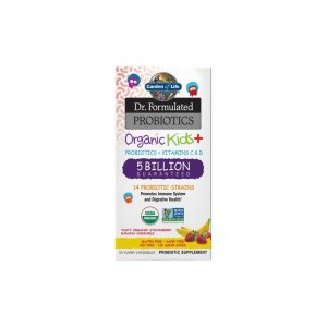 Garden of Life Dr. Formulated Probiotics Organic Kids+ Cooler Strawberry Banana 30 Chewables