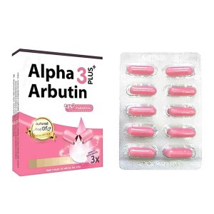 Kyra Alpha Arbutin 3+ Mix Super Whitening Lotion – 1 Box (10 Caps) with Alpha Arbutin 3+ Mix