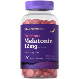 Tahoe Nutritionals Melatonin 12mg per serving | 180 Gummies