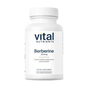 Vital Nutrients Berberine 200mg – Cardiovascular Support – 60 Vegan Capsules