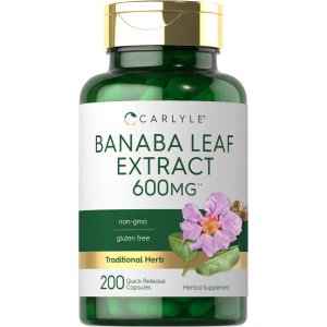 Carlyle Nutritionals Banaba Leaf Extract | 200 Capsules