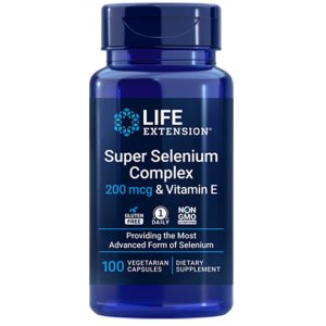 Life Extension Super Selenium Complex – 200 Mcg + Vitamin E 100 Veg Capsules